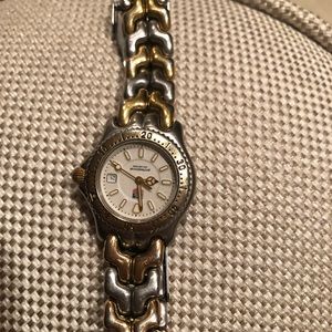 Women’s two tone Tag Huer watch